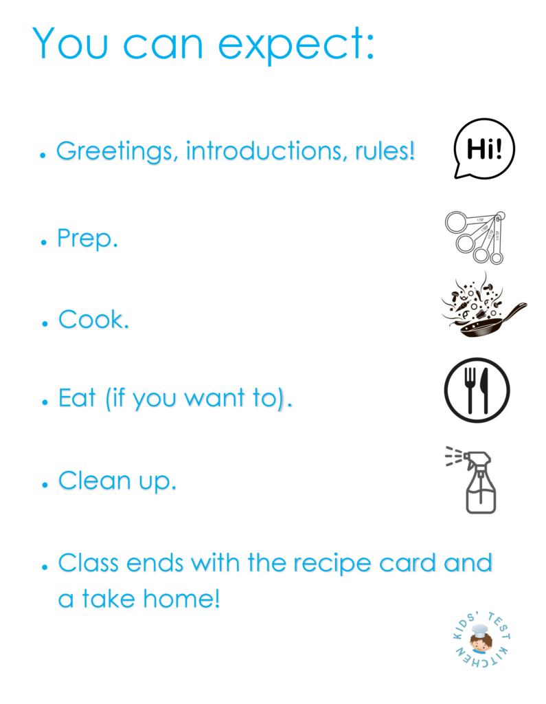 Welcome To Kids Test Kitchen Kids Test Kitchen   Class Flow For KTK 795x1024 